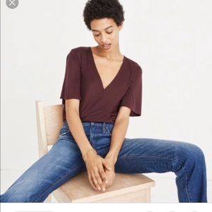 Madewell Black Body Suit NWT